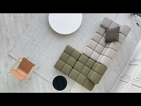 Tufty-Time Sofa & Cordoba Chair | A Corner Living Area Fully Signed B&B Italia from Tomassini.com