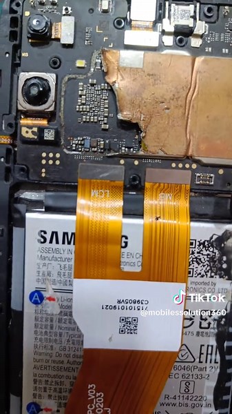 Fixing A05 Samsung No Light No Graphics Issue