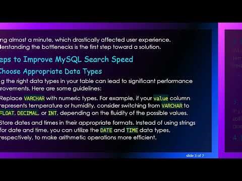 Discover How to Increase MySQL Search Speed for Optimal Performance