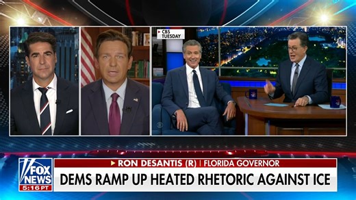 157K views · 9.9K reactions |  NEW: Florida Governor Ron DeSantis goes NUCLEAR on Gavin Newsom for ATTACKING ICE agents  @GovRonDeSantis: “Newsom doesn’t want ICE agents to wear masks… this is the same governor who forced 2-year-olds to wear masks during COVID and wielded executive power to muzzle people.”  “If you target ICE, we’ll bring down a ton of bricks on you.”  | Jesse Watters | Facebook