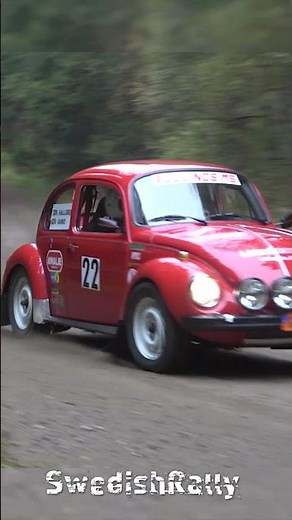 Classic Volkswagen Beetle Rally Action: A Timeless Icon on the Track