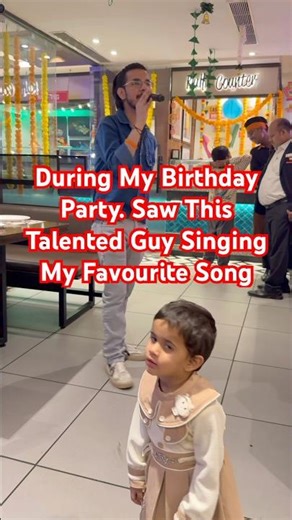 Unexpected Voice Performance at Birthday Party