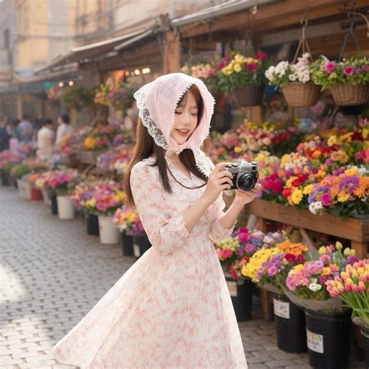 Pink Lace Bonnet Hat, Vintage Cottagecore Coquette Headwear - Etsy