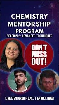 Thermo + Reaction Mechanisms Mentorship Session & GOC | Concepts Explained by Pranjali Ma’am #shorts