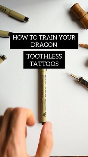 389K views · 9K reactions | One for the How to Train Your Dragon Fans! . . . #httyd #howtotrainyourdragon #tattooidea | JDuke.Illustrations | Facebook