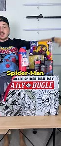 Spider-Man mystery box unboxing! #spidermanday #spiderman #marvel