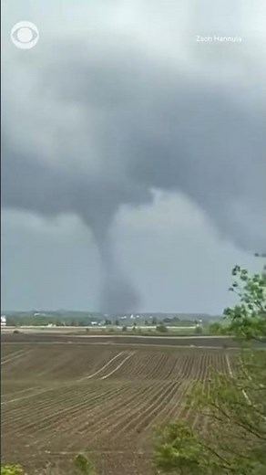 Kids capture tornado on moving school bus as driver rushes to get them to shed #shorts