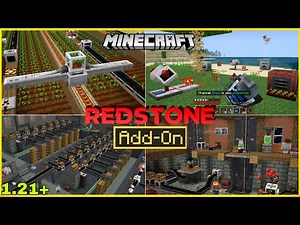 Redstone addon for MinecraftPE by Pixelbiester #minecraft #minecraftpe