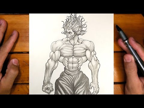 How to draw Yujiro Hanma | Baki the Grappler
