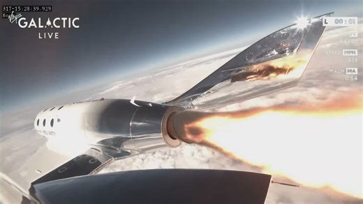Virgin Galactic completes first commercial space flight
