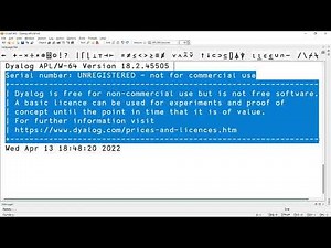 Overview of the Dyalog IDE for Microsoft Windows