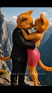 #fblifestyle 💥The golden male cat pushed his pregnant wife down the mountain💥 | Cartoon Cats With Diana Roma