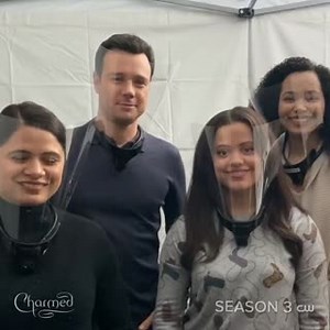The Charmed Ones are back on set casting spells! | Charmed