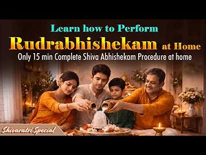 How to Perform Rudrabhishekam at Home |Maha Shiva Ratri | Complete Shiva Abhishekam Procedure