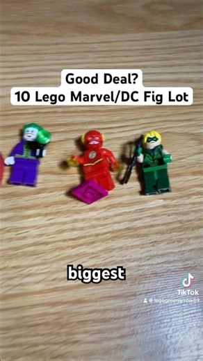10 Lego Marvel/DC Minifigure Lot | Was $50 a Good Deal? #legomarvelavengers #legodcsuperheroes #lego