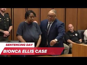 The moment Bionca Ellis learned her sentence for killing Julian Wood. Plus Wood family reaction