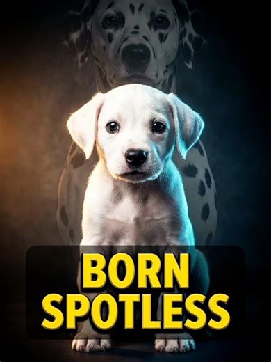 🐶 Dalmatians Born Without Spots #shorts