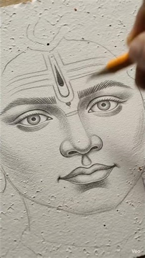 Divine Power Sketch || Hand-Drawn God Art || Realistic Spiritual Drawing