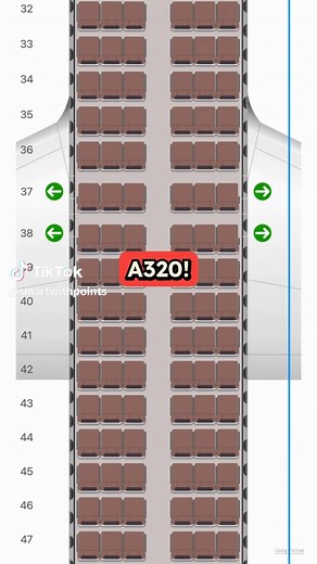 Thai Airways Airbus A320 Flight Seat Map. Comment below which one you'd like to see next! #flight #seatmap #Thai Airways