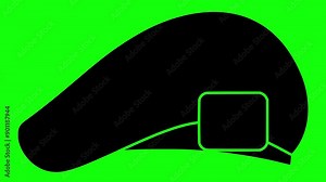 hat illustration video animation boy uniform scout silhouette camp logo pramuka icon child scouting outdoor backpack girl student adventure outline exploration education map for green screen footage