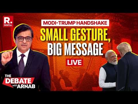 Debate With Arnab LIVE: The Modi-Trump Handshake - PM's Big Messaging To World Leaders At G7