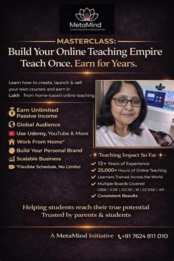 Build once. Teach once. Earn for years. #onlineteaching#teachonline#digitaleducator#workfromhome