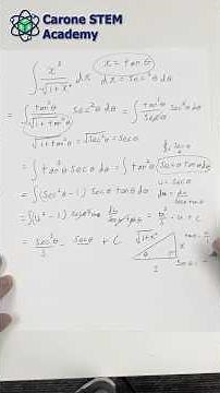 Trigonometric Substitution Integral STEP BY STEP #maths #calculus #apcalculusbc
