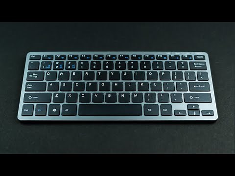 Inphic V780B Multi-Device Rechargeable Bluetooth + 2.4G Wireless Keyboard Unboxing!