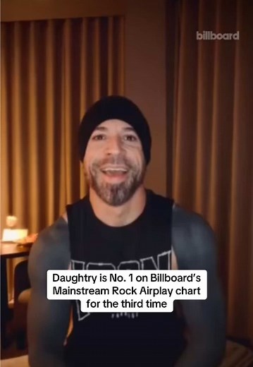 Daughtry's Third No. 1 on Billboard's Rock Chart