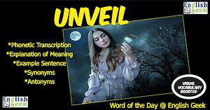 5.7K views · 118 reactions | Word of the Day - "Unveil" ✅Learn one...
