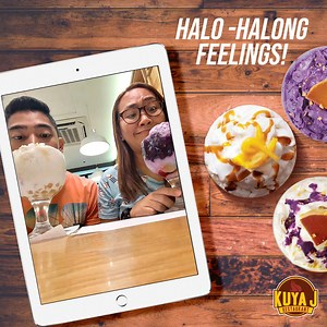 Birthday celebration man o cheat day, sagot kayo ni Kuya! Mag-refresh sa icy, sweet desserts: Kuya J Ube Halo-halo and Saba Halo-halo Espesyal. Tara na sa #SarapNgSaloSalo ng #KuyaJResto! 📷: @acantha08 @keziacaballes @evinescence | Kuya J Restaurant