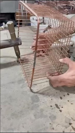 How I Made This Wire Basket from Scratch! ⚒️🔥