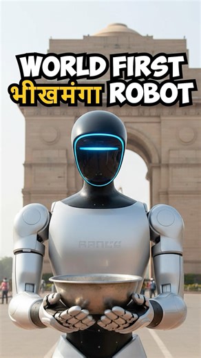 WORLD FIRST भीखमंगा ROBOT 🤖 #roast #king18r #youtubeshorts