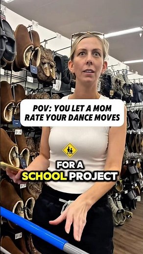 Letting a mom rate my dance moves at walmart #shorts #dance