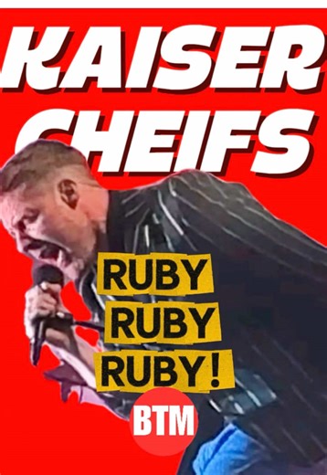 Ruby, Ruby Ruby! Everyone loves this Kaiser Chiefs Indie Banger Live! #concert #indiemusic #00smusic