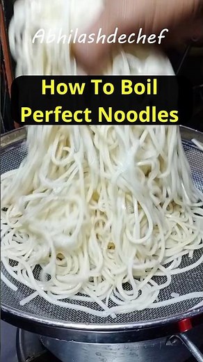 How to Boil a Perfect Noodles 🍜| How to boil noodles perfectly at home #shorts #noodles