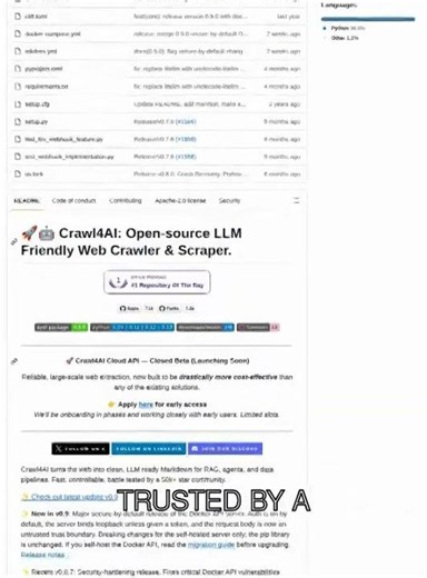 Open-source LLM-friendly web crawler that turns pages into Markdown for RAG, AI pipelines