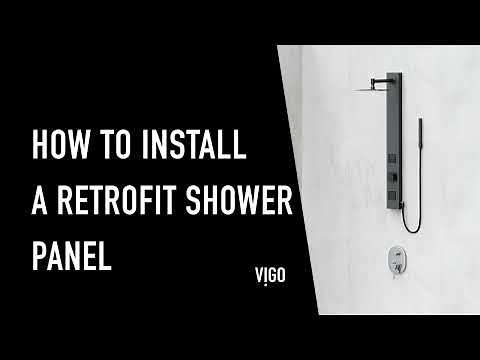 VIGO Bathroom Shower Panel Upgrade: A How-To Guide (Orchid VG08014)