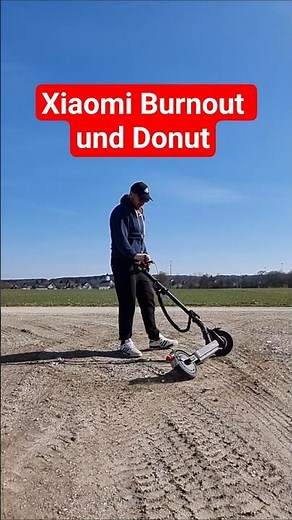 Burnout und Donut mit dem Xiaomi 4 Pro Gen 2 E-scooter #xiaomi