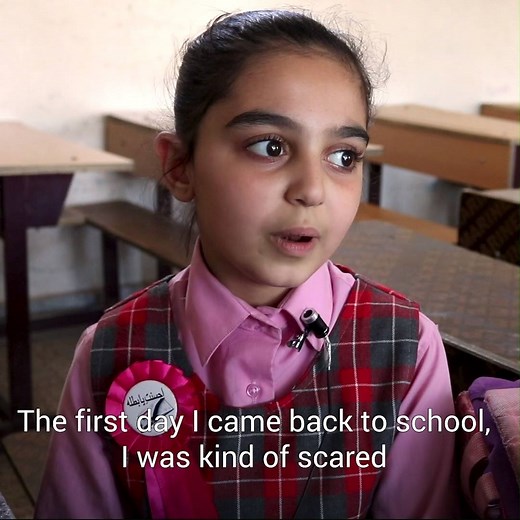 Today a reader. Tomorrow a leader. This is how we are getting children like 9-year-old Tabark back to school in Iraq. | UNICEF