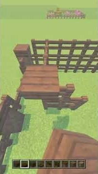 Cómo hacer una granja de cerdos en minecraft👀🔥 #minecraft #minecrafttutorial #videojuegos