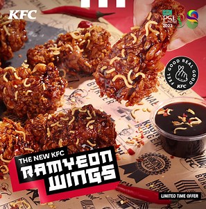 Ramen and wings, a match made in heaven. It’s as tasty as it looks! Order now! 111-532-532 I KFCPakistan.com I KFC Pakistan app | KFC