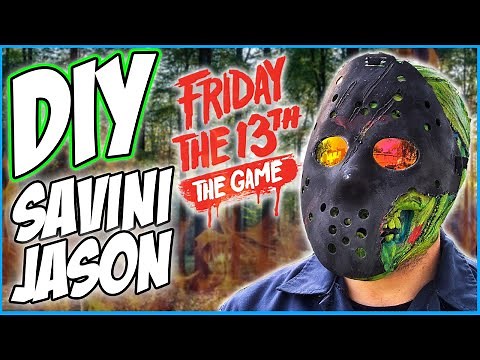 Easy Jason mask tutorial- Jason Savini theme Friday the 13th video game