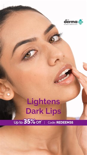 14M views · 106 reactions | Dark lips? Fix them with Derma Co 1% Kojic Acid Lip Balm — fades pigmentation, hydrates with Hyaluronic Acid & protects with SPF 30. | The Derma Co. | Facebook