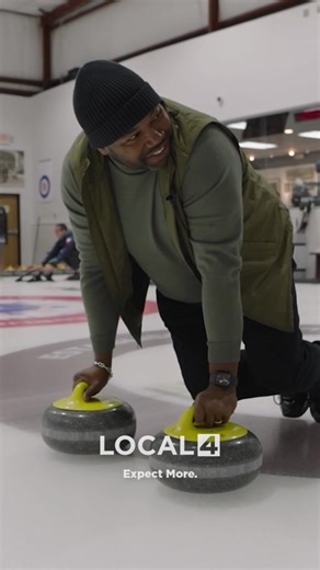 A behind-the-scenes look at Karen and Demond as they attempt to learn curling. | WDIV Local 4 / ClickOnDetroit
