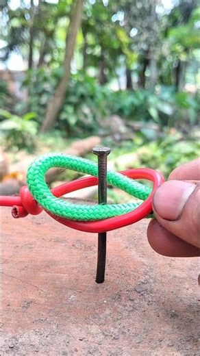 Insane Rope & Wire Locking Trick 🤯🔥 | Most Satisfying DIY Knot Ever