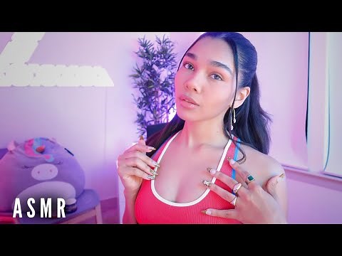 ASMR | Fast & Aggressive Body Triggers, Collar Bone Tapping, Clothing Sounds & Mouth Sounds ✨⚡️