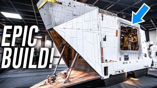 史诗级的星球大战沙垒模型制作！Epic Star Wars Sandcrawler Scale Model Build!