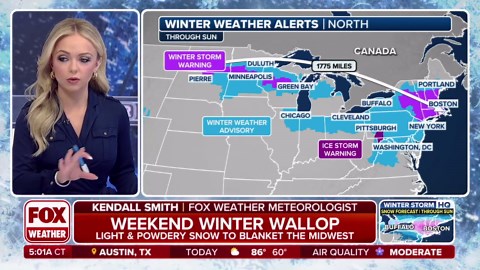 Major winter storm to wallop the Upper Midwest, Northeast this weekend