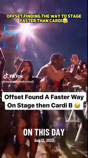 Offset surprises Cardi B on stage Aug 12, 2023